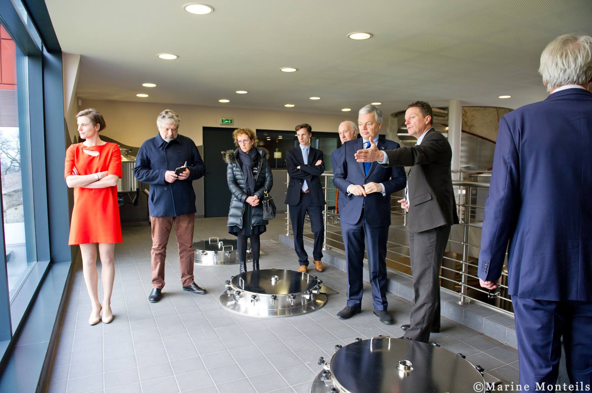 Visite exceptionnelle du Vice-Premier ministre belge Didier Reynders au Château Tour Baladoz et Château La Croizille